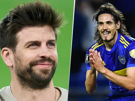 "Jugadorazo": la definición de Piqué sobre Cavani antes del Superclásico