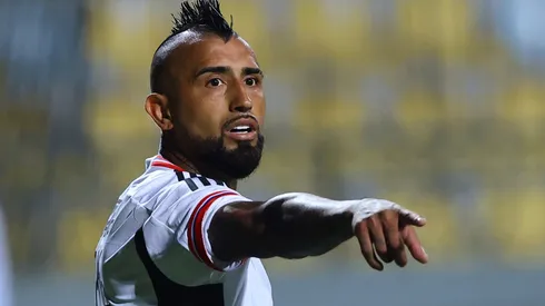 Arturo Vidal, en Colo Colo.
