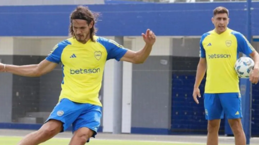 Cavani y Merentiel podrían ir de arranque el domingo. (Instagram)