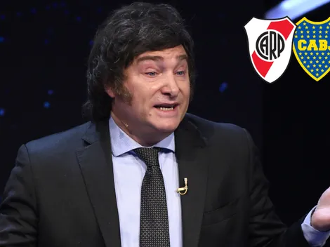 Inesperada postura: Javier Milei respondió quién quiere que gane el River-Boca