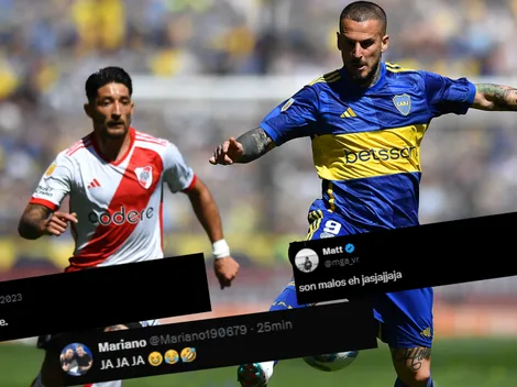 La reacción de los hinchas de Boca a una estadística sobre los clásicos: "¿Cuántos?"