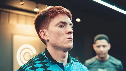 Valentín Barco entrenando en Inglaterra