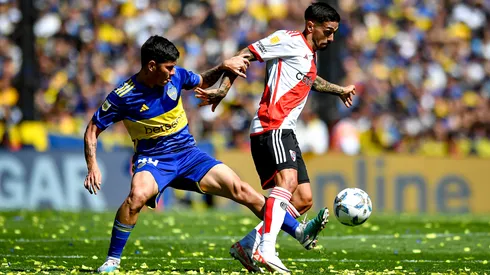 El historial de Campuzano frente a River. (Getty)