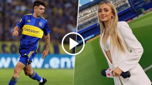 Lucas Blondel y Morena Beltrán.