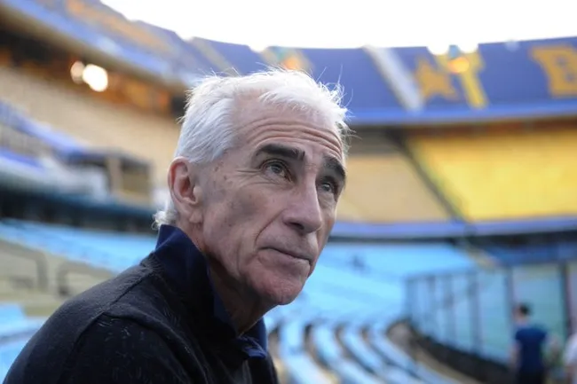 El Chino Benítez, ex jugador y DT de Boca