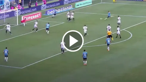 Gol y asistencias para Pavón en su debut en Gremio. Foto: Captura