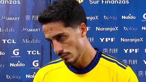 Figal habló tras la derrota con Lanús.(Captura)