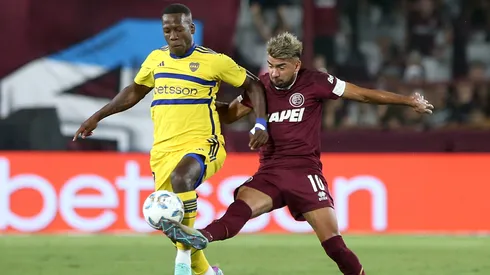Boca vs. Lanús por la Copa de la Liga Profesional. Foto: Getty
