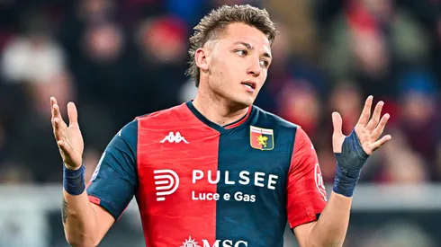 Mateo Retegui fue hospitalizado en Italia. (Getty)