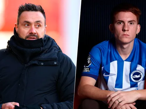 El entrenador del Brighton habló sobre la adaptación de Barco y fue contundente