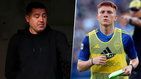 Juan Román Riquelme habló nuevamente de Valentín Barco. (Getty)