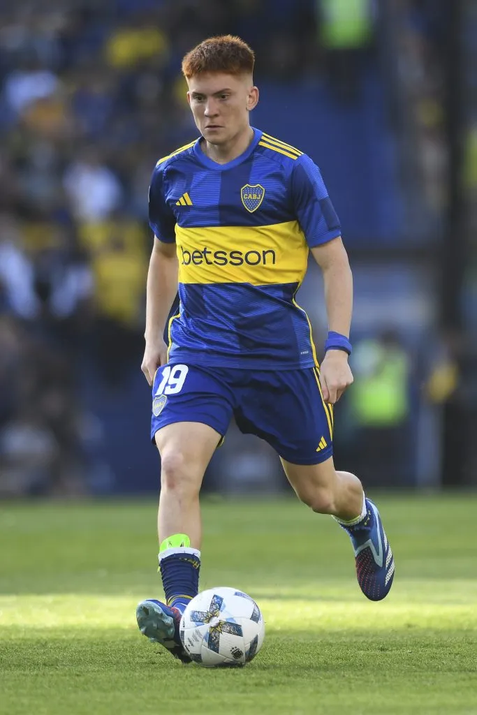 Valentín Barco en Boca. (Getty)