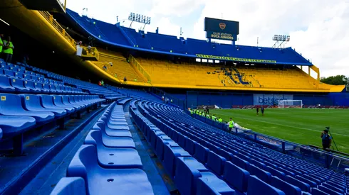 Una estrella mundial visitó La Bombonera. Foto: Getty