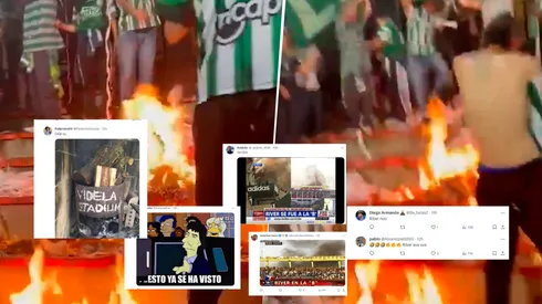 Los hinchas de Boca se acordaron de River.