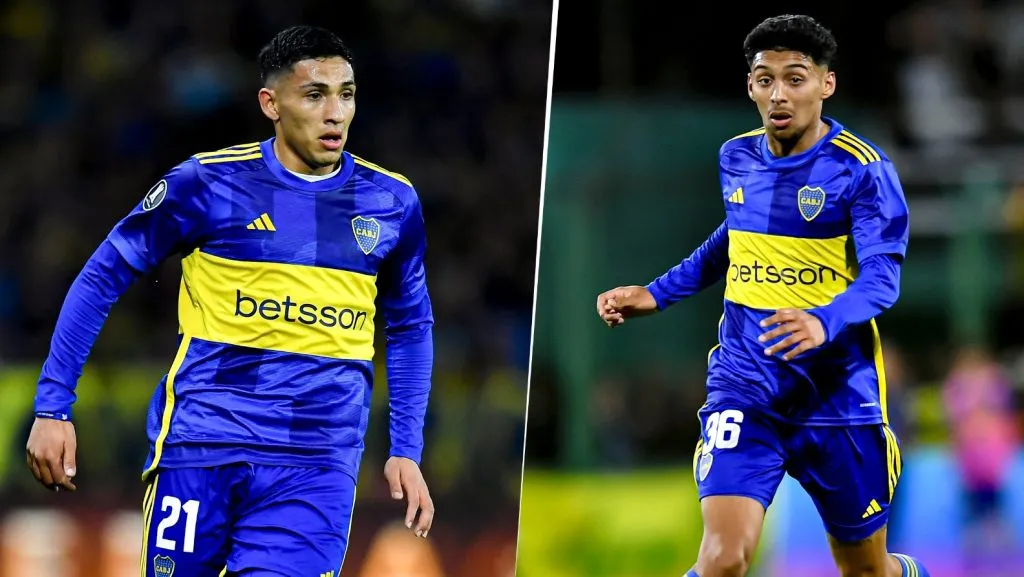 Equi Fernández y Cristian Medina en Boca