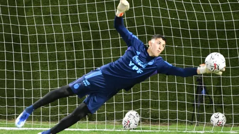 La emoción de Brey tras la clasificación a los Juegos Olímpicos. Foto: Argentina Oficial