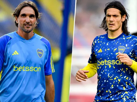 ¿Cuándo vuelve Cavani? Martínez contó qué tiene el delantero