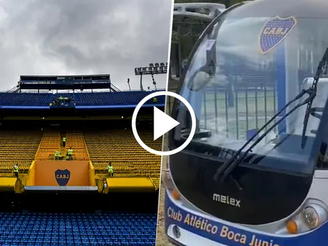 El particular vehículo que Boca puso a disposición de los socios vitalicios para el ignreso a La Bombonera