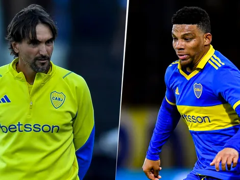 Diego Martínez mantiene su postura: Frank Fabra sigue como suplente en Boca