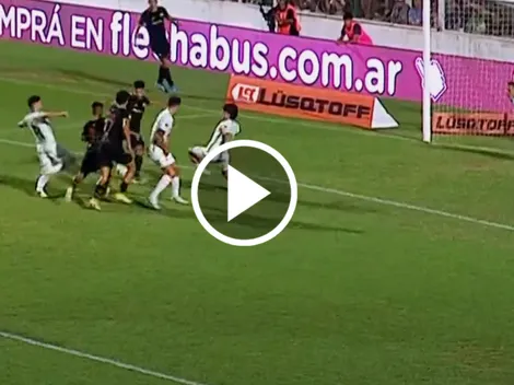 VIDEO | El primer gol de Aaron Molinas en su debut en Defensa y Justicia