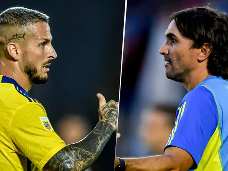 Lo bancó: los elogios de Diego Martínez a Benedetto tras su vuelta al gol