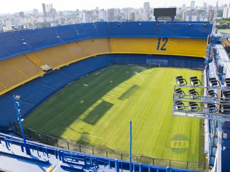 FOTOS | Cómo está el campo de juego de La Bombonera, a pocos días del Boca-Defensa