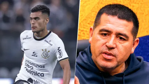 Fausto Vera en Corinthians y Juan Román Riquelme