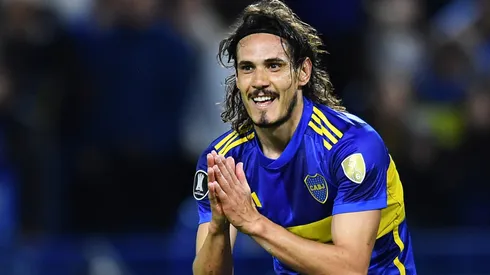 Cuántas veces remató al arco Cavani desde su llegada a Boca. Foto: Getty