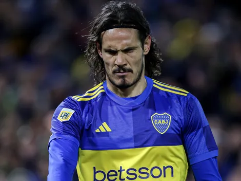 La insólita frase que le dijeron a Cavani después del partido de Boca