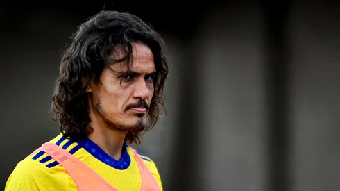 Un excompañero salió a bancar a Cavani en las redes sociales. Foto: Getty