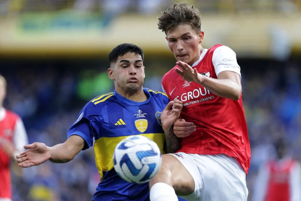 Mauricio Benitez, en Boca Sub 20. (Getty)