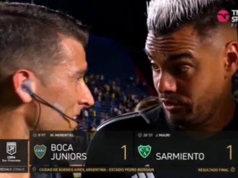 La frase de Romero para el árbitro ni bien terminó el partido de Boca