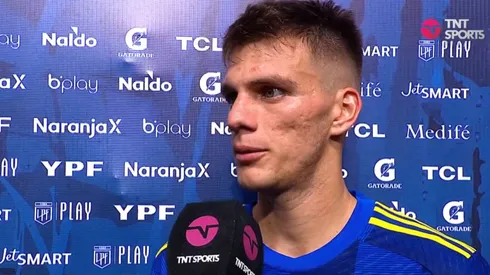 Zenón fue la figura ante Sarmiento. (Captura TNT Sports)