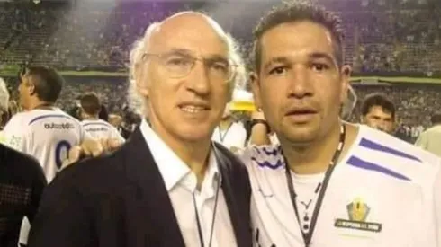 Barijho junto a Bianchi, su gran maestro.