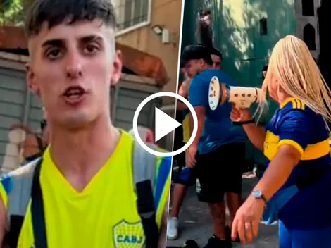 VIDEO | Un hincha de Boca gastó $400.000 en pilusos y los regaló antes del partido con San Lorenzo