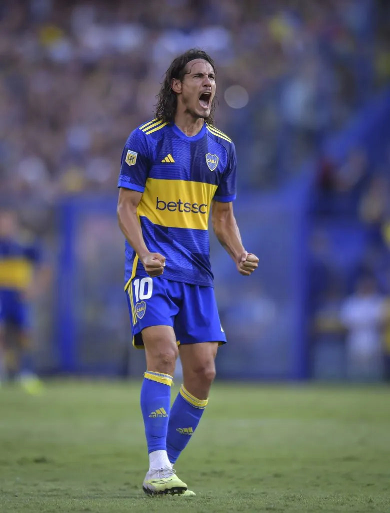 Cavani marcó ante San Lorenzo. (Getty)