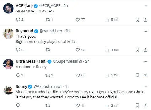 La reacción de los hinchas de Inter Miami (X/Twitter)