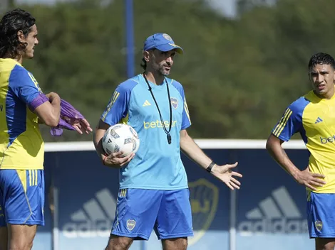 Diego Martínez y una sola duda: el probable equipo de Boca para recibir a San Lorenzo