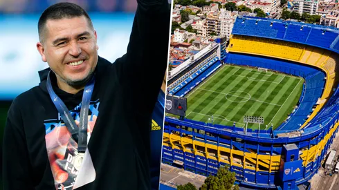 Riquelme avanza en la remodelación de La Bombonera.