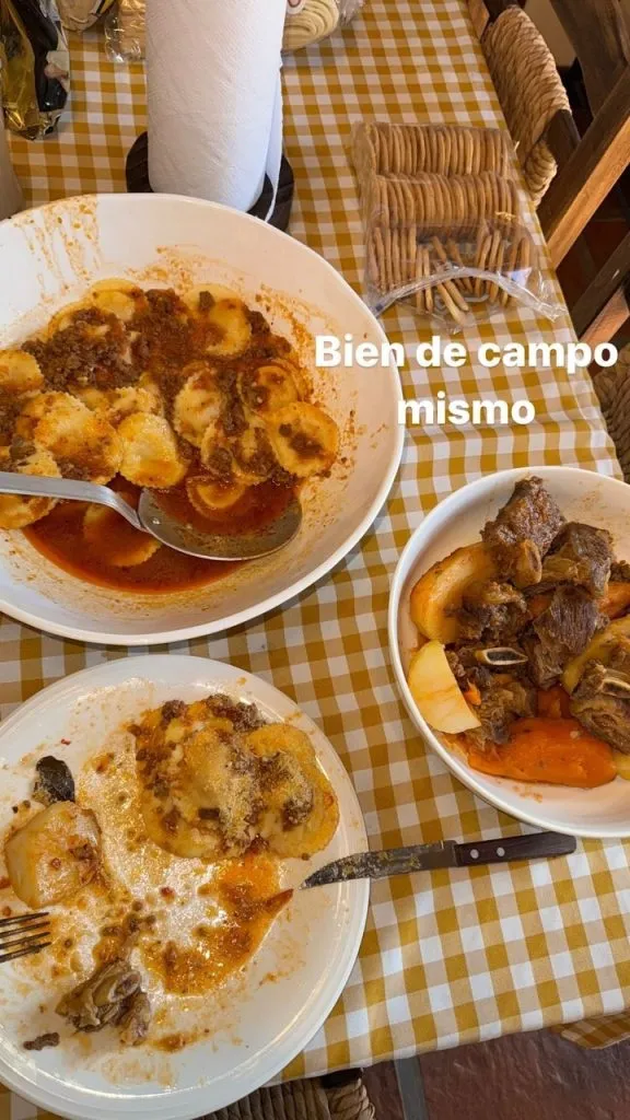 Edinson Cavani en Instagram.