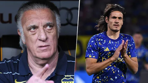 El Coco Basile habló sobre el momento de Cavani en Boca