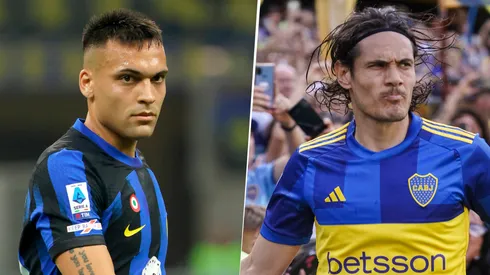 Lautaro Martínez bancó a Cavani.