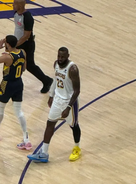 LeBron salió a jugar con los colores de Boca. (NBA)
