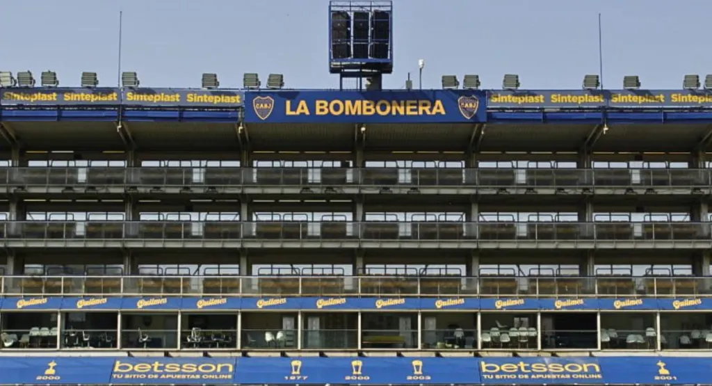 Así lucirá La Bombonera con los títulos internacionales. (@faafiperez)