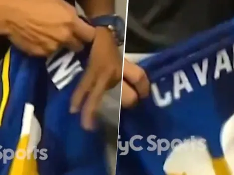 Un regalo especial: quién se quedó con la camiseta de Cavani tras la victoria ante Central Norte
