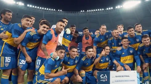 El Xeneize festejó el pase a 16avos de final.