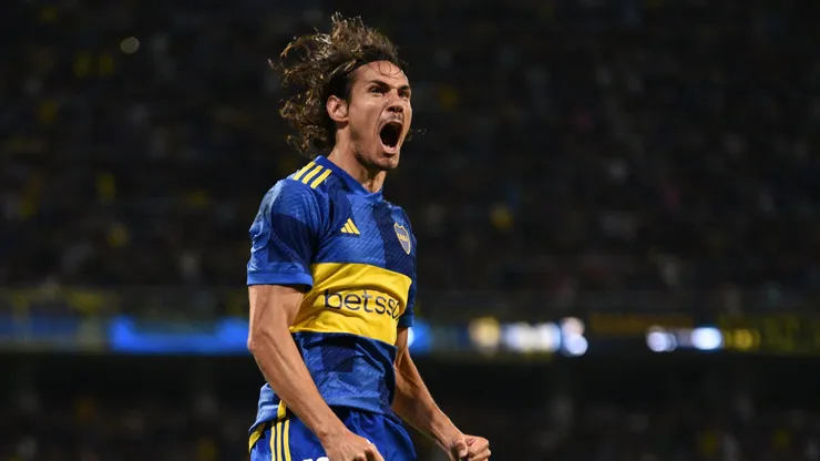 Edinson Cavani en Boca vs. Central Norte