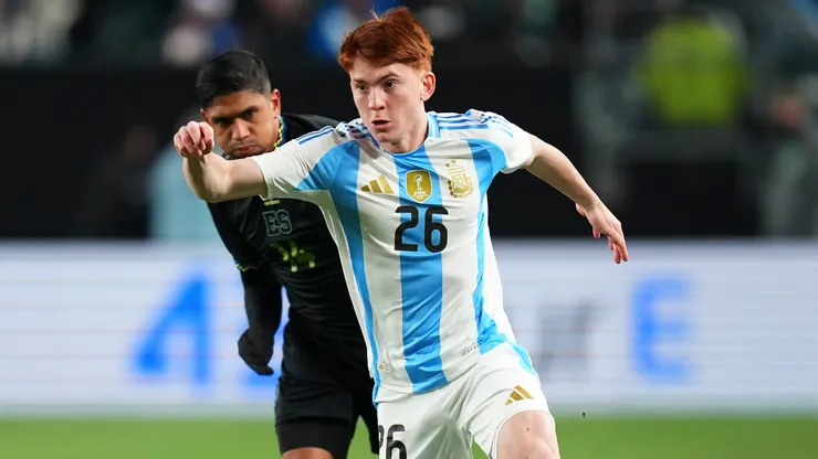 Valentín Barco, en la Selección Argentina.