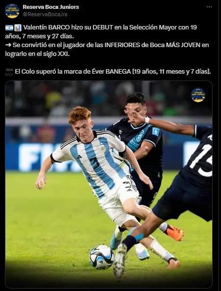 La gran marca que superó el Colo Barco, (Captura)