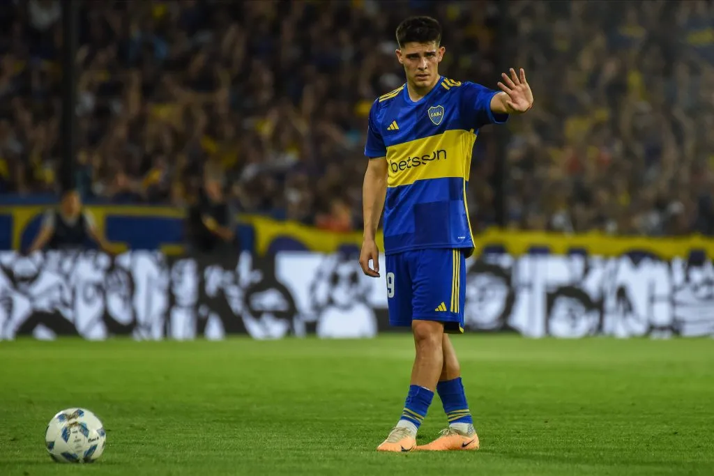 Taborda, en su último partido como titular en Boca, frente a Estudiantes. (Imago)